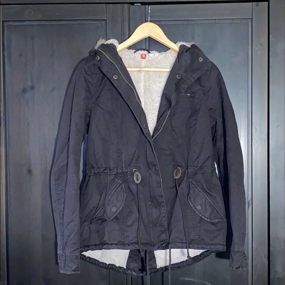 H&M Fur Lined Jacket NWOT - Picture 1 of 5